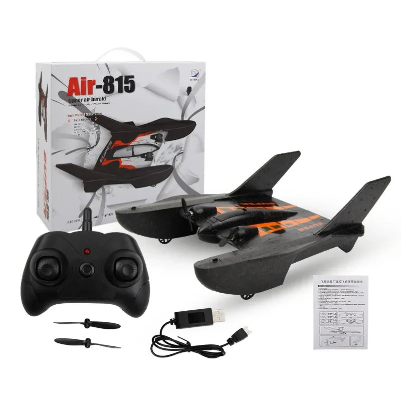 2.4G RC Airplane High Speed Boat FX815 Remote Control Racing Speedboat Toy Gift for Child Boys Plane Glider Fixed Wing Foam