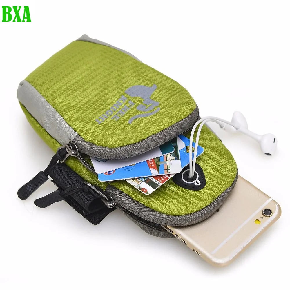 5.5 Inch Running Mobile Phone Arm Bag With Earphone Hole Sports Arm Bag Outdoor Fitness Arm Cover Arm Bag Waterproof Wrist Bag