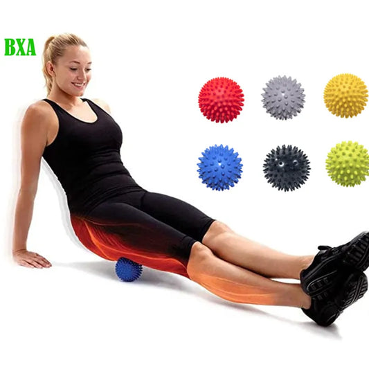 9cm PVC Spiky Massage Ball  Durable Trigger Point Sport Fitness Hand Foot Muscle Relax Plantar Fasciitis Reliever Hedgehog Balls