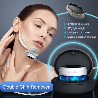 Chin-Up Slimmer Machine Double Chin Reducer EMS Face Shaper V Face Massager for Face Slimming Double Chin Remover Microcurrent