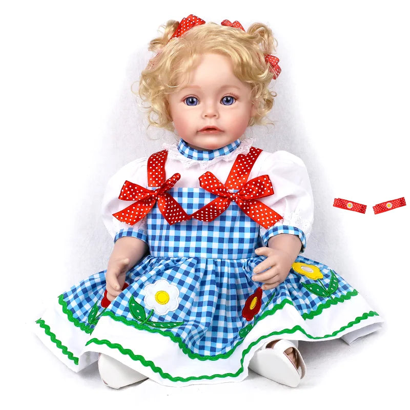 20Inch Baby Reborn Silicone Doll 3D Skin Visible Veins Collectible Art Doll 50cm Handmade Dolls Can Take A Shower In The Water