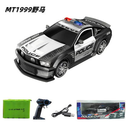 1: 12 Rc Car 2.4G Remote Control Police Cars Models Toy High Speed Radio Controled for Boys Kid Gift Machine Off-Road Drift Toys