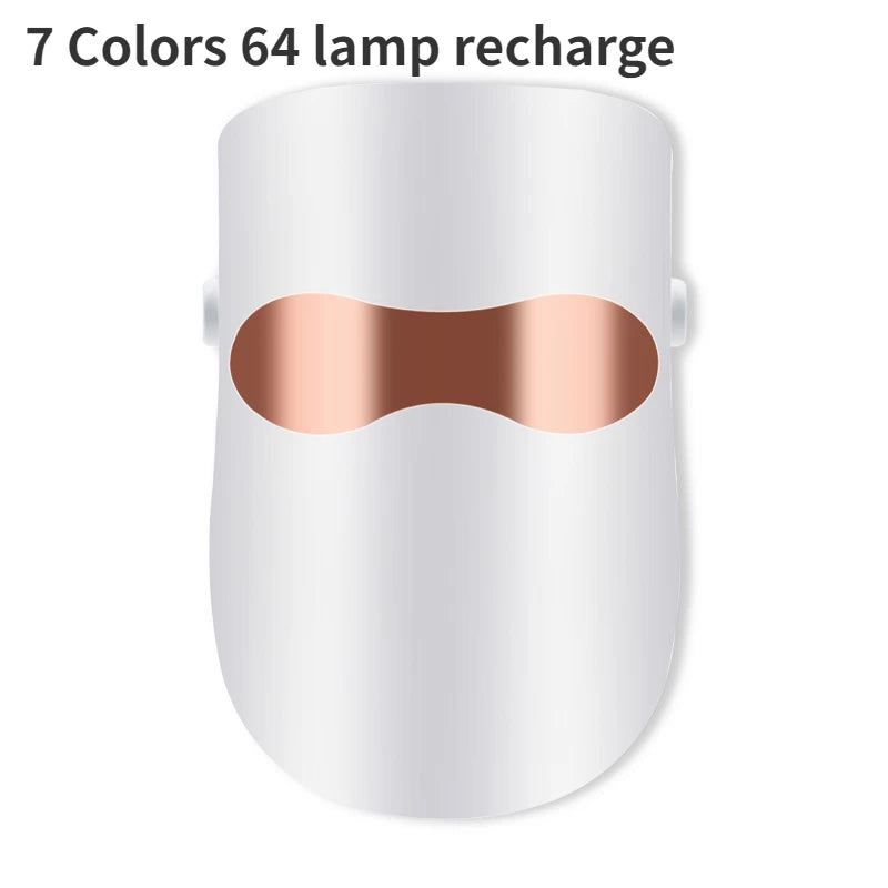 LED Light Therapy Facial Mask 7-3 Colors Lamp Photon Anti-Aging Anti Wrinkle Rejuvenation Wireless Face Mask Skin Care Beauty