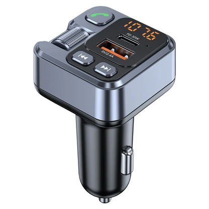 T16 Car Bluetooth Player PD30W Super Fast Charge Hands-free Calling Car MP3 FM Transmitter