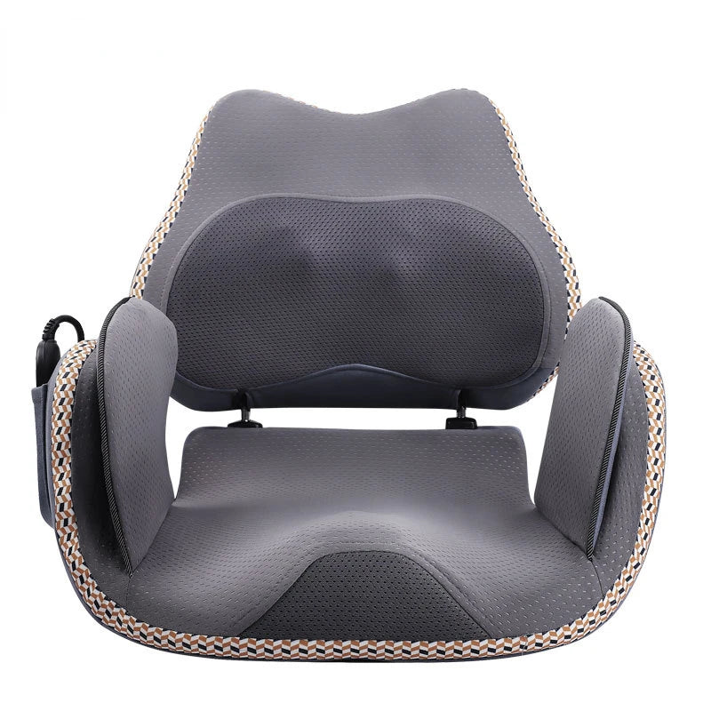 8D Electric Massage Cushion Pelvic Instrument Hip Lifting Multifunctional Waist Massager Household Electric Folding Kneading