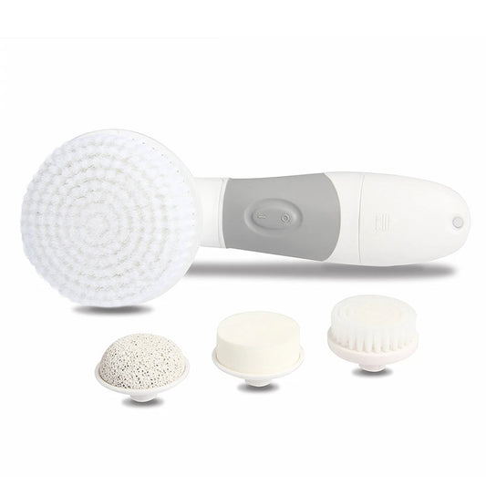 Pro 4 In 1 Facial Cleansing Brush Face Spin Brush Set For Skin Deep Cleaning Remove Blackhead Facial Cleaning Brush Kit