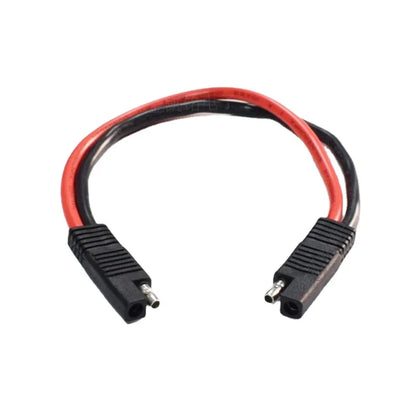 31cm Pure Copper 10AWG 5.3mm² Battery To Solar Panel SAE Extension Cable