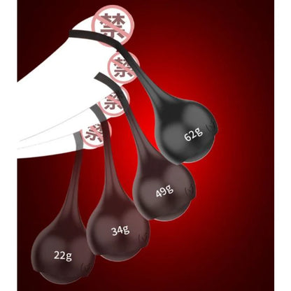 1PCS 4IN1 Penis Dumbbell Trainer Physical Erection Delay Trainer Penis Enlarger Ball Exerciser Device Enhancer Sex Toys for Men