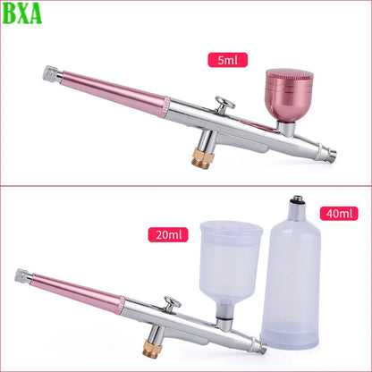 NEW 0.4mm Rechargeable Mini Air Compressor Kit Air Brush Paint Airbrush for Nail Art Tattoo Craft Airbrush