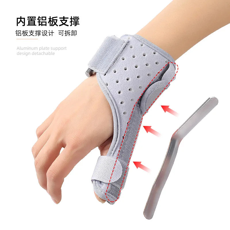 1PCS Thumb Finger Fixation Strap Fixed Belt Wrist Sprain Strap Hand Joint Rehabilitation Compression Exercise Practice Guard