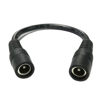 12V All-Copper Thickened Power Extension Cable with DC5.5*2.1 Female To Female Connectors, for Monitoring, LED Lights, and Route