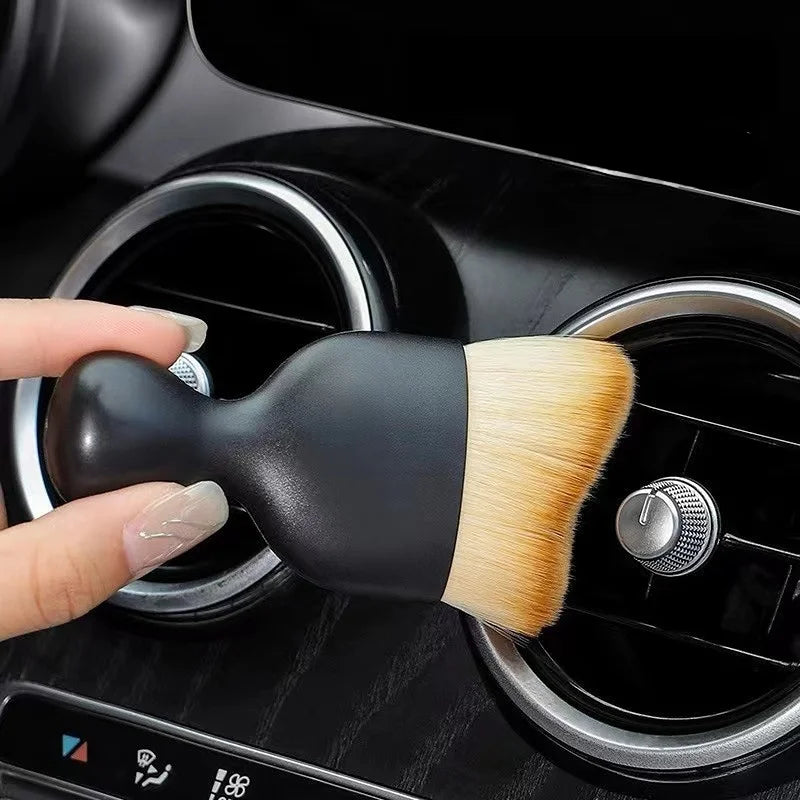 1PCS Car Interior Cleaning Tool Air Conditioner Air Outlet Cleaning Brush Car Gap Car Crevice Dust Removal Brush Curve Brush