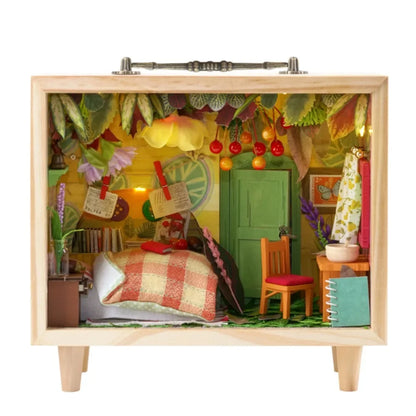 Smart Home DIY Small Wooden Box Series Dream Weaving Series Two Piece Blind Box Doll Storage Forest Children's Toys