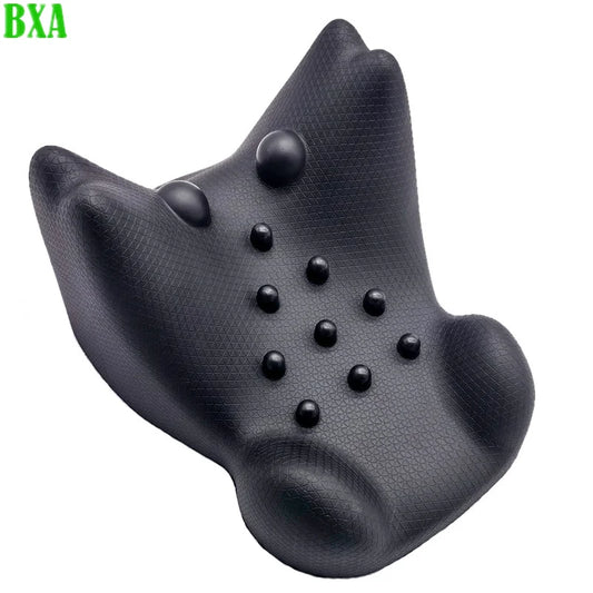 1pack Shoulder Chiropractic Massage Pillow Muscle Relaxation Traction Neck Stretcher Massage Relieve Pain Spine Correction