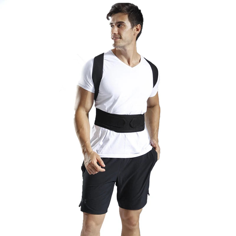 Back Posture Corrector Shoulder Lumbar Brace Spine Support Belt Adjustable Adult Corset Posture Correction Belt Body Health Care