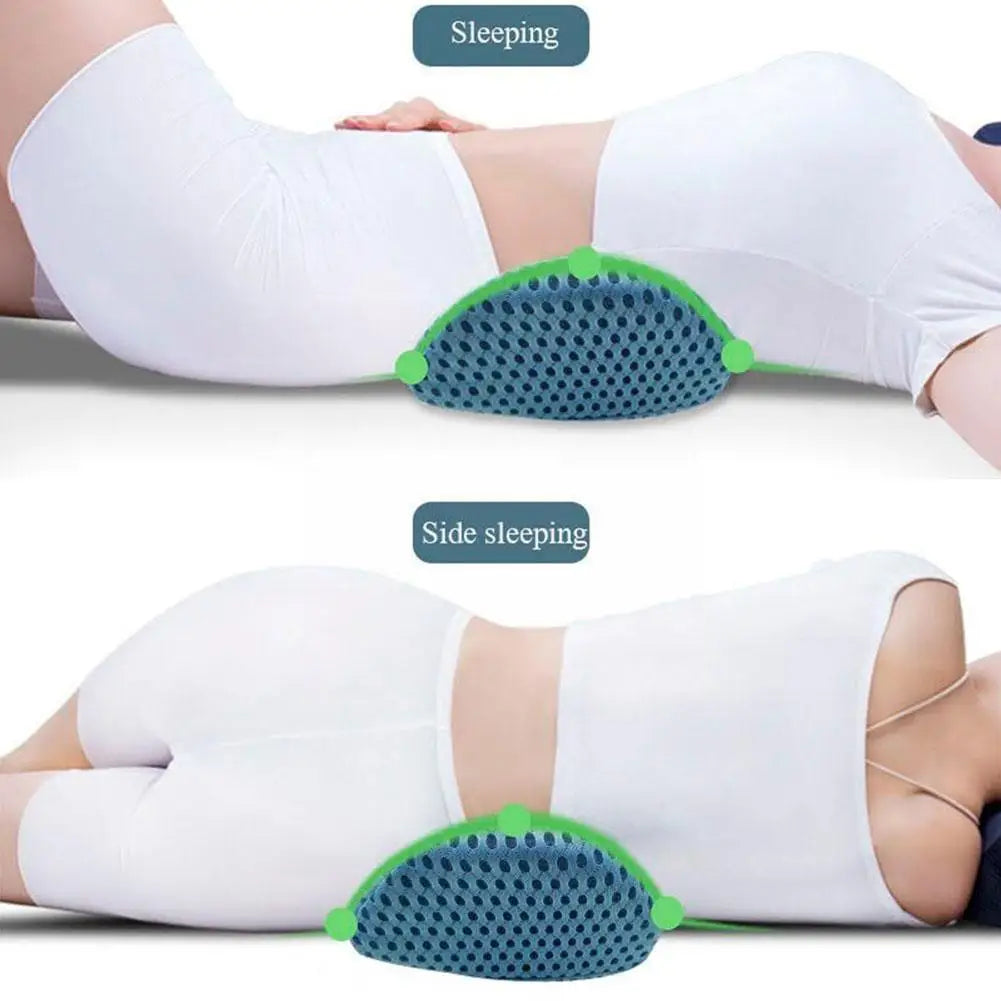 1pack Memory Foam Cushion Protect Lumbar Ergonomic Pain Support Side Back Back Relief Cushion Orthopedic Cushion Sleep