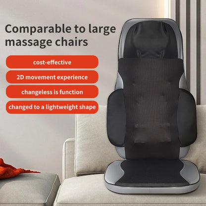 Heat Shiatsu Deep Kneading Vibration Back Massager for Home Vehicle-mounted Electric Full Body Massage Cushion Chair Pad Seat