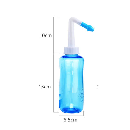 Adults Children Nasal Wash Cleaner Nose Protector Cleans Moistens Avoid Allergic Rhinitis Neti Pot 500ml Bottle +Nasal Rinse Mix