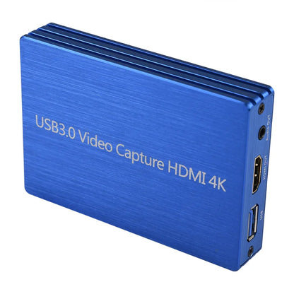 USB3.0 Video Capture with HDMI Loop-Out, 4K Support, Microphone Input, External Power