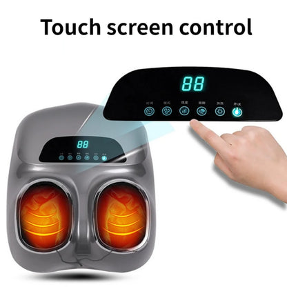 New 220V Shiatsu Foot Massage Machine Parents Foot Massager And Heater Household Roller Airbag Electric Full Foot Massager