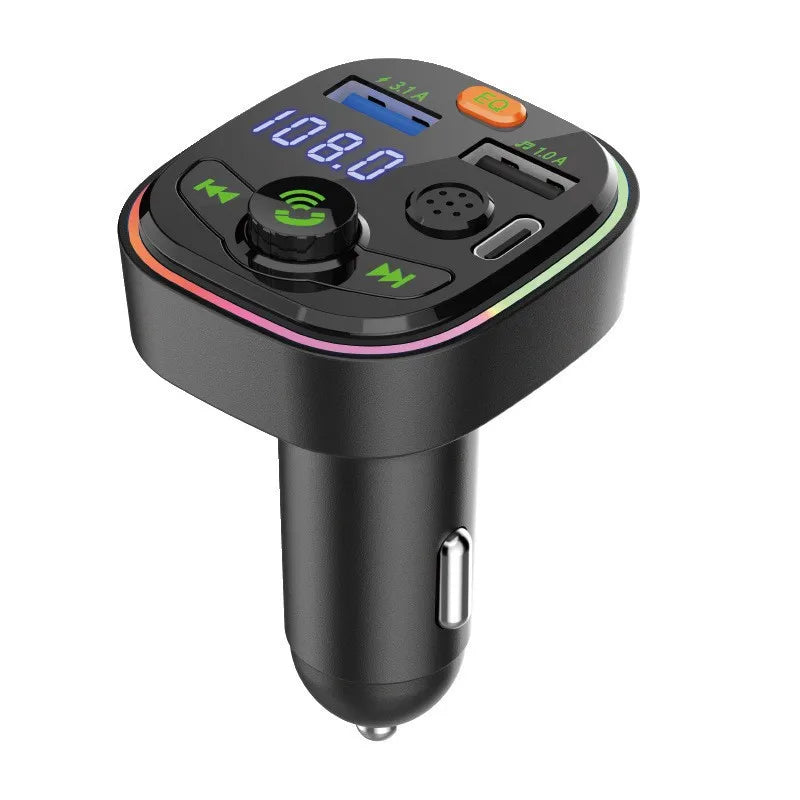 Wholesale Q6 Car MP3 Player U Disk Bluetooth Hands-free FM Transmitter Multi-function PD Fast Charge Car MP3