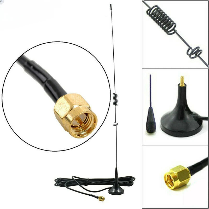 UT-106 Dual Band 144/430MHz Magnetic Mounted Vehicle Car Antenna UT106 SMA-Female for BAOFENG UV-5R UV-3R TG-UV2 Two Way Radio