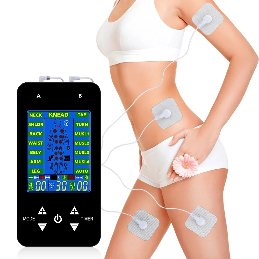 Low Frequency TENS Machine Body Massager EMS Electrical Muscle Stimulation Analgesic Physiotherapy Electrode Pad Massager