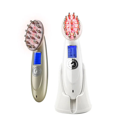 1PCS Microcurrent Hair Care Hair Loss Treatment Hair Regrowth Electric Laser Hair Growth Comb Infrared Vibration Massager