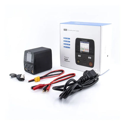 ToolkitRC P200 200W 10A Charger Adapter AC100W Mini Desktop Power Supply 65W TYPEC Fast charge output