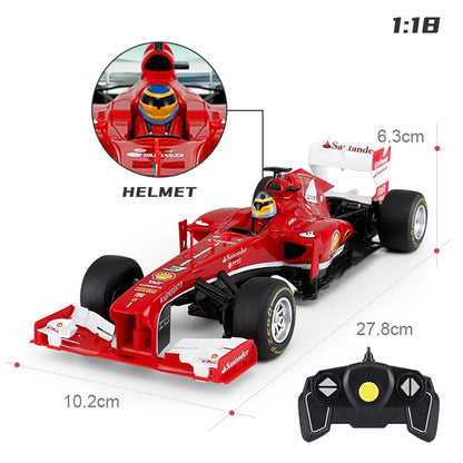 1:12/1:18 F1 Remote Control Racing Car Rechargeable Moving Lasting 2.4G High-Speed Outdoor Drifting Sports Car Boy Kids Toy Gift