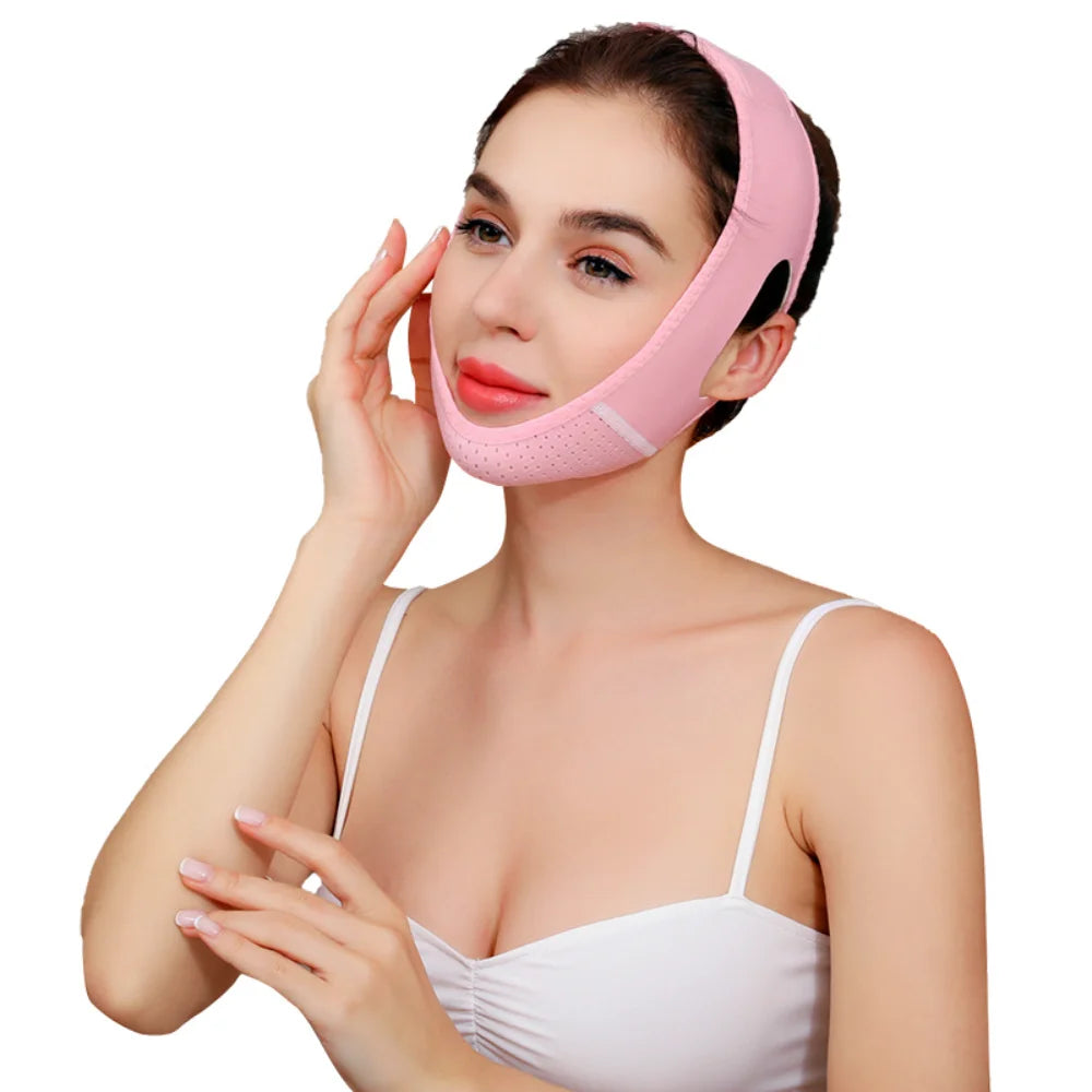 V-line Facial Shaper Elastic Facial Slimming Bandage Chin Cheek Lifting Belt Facial Skin Care Beauty Tool Facial Massage Belt