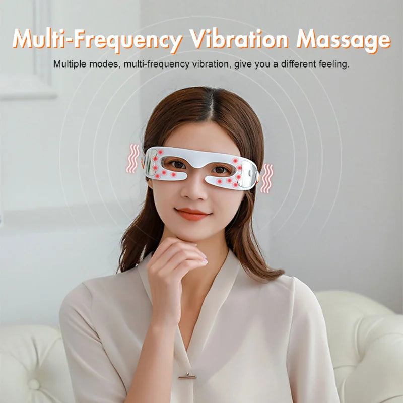 Electric Eye Massager Anti-wrinkle Eye Massage Anti-aging Eye Care LED Thermal Massage Rechargeable Massage Device Eye Beauty