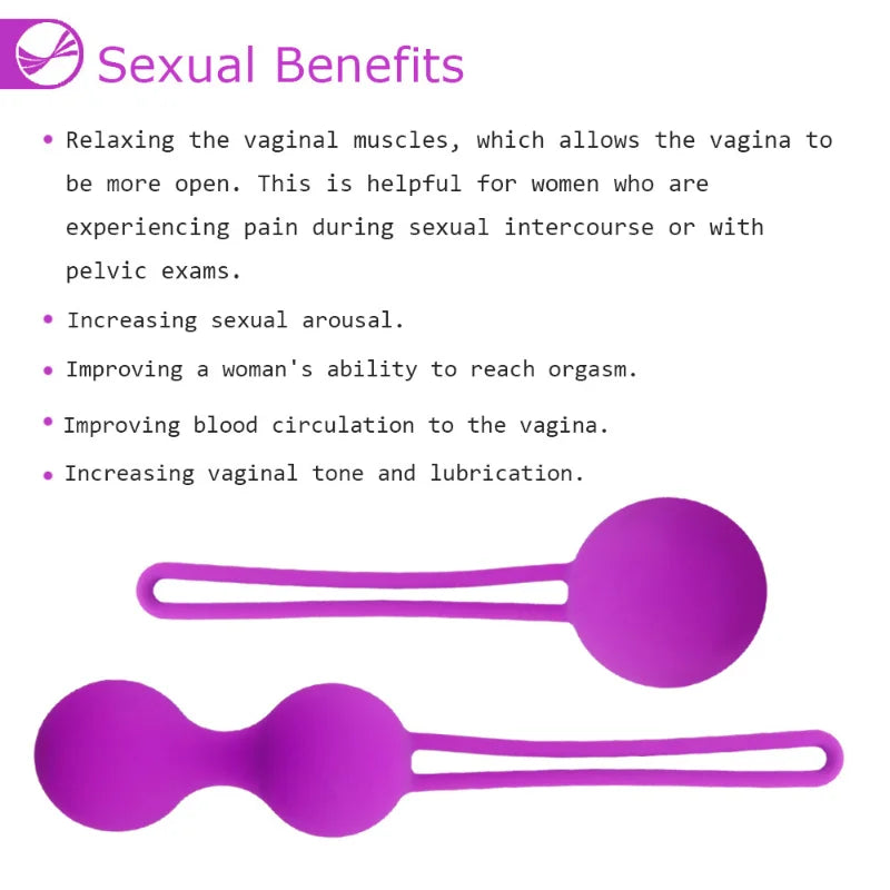 3IN1 Silicone Smart Ball Vibrator Kegel Ball Benwa Ball Vaginal Tightening Exercise Machine Female Female Sex Toy Geisha Ball