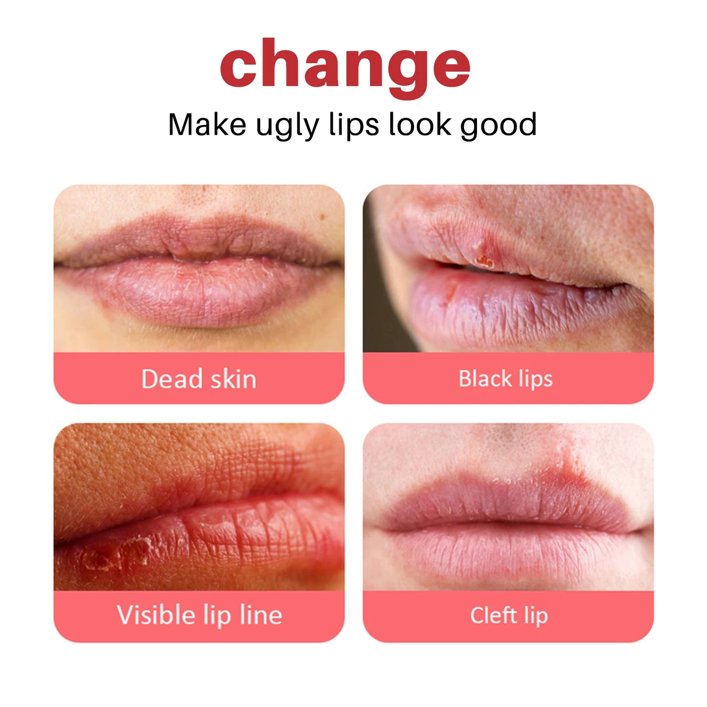 1pc 5g Lip Lightening Lip Balm Remove Dull Black Lip Products Nourish Fade Lips Lines Moisturizing Base Lip Balm Repair Lip Care