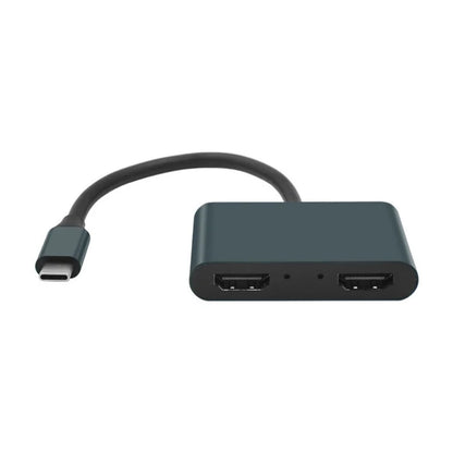 4-in-1 Type-C Dock with Dual HDMI | Type-C To Dual HDMI Adapter with USB Hub