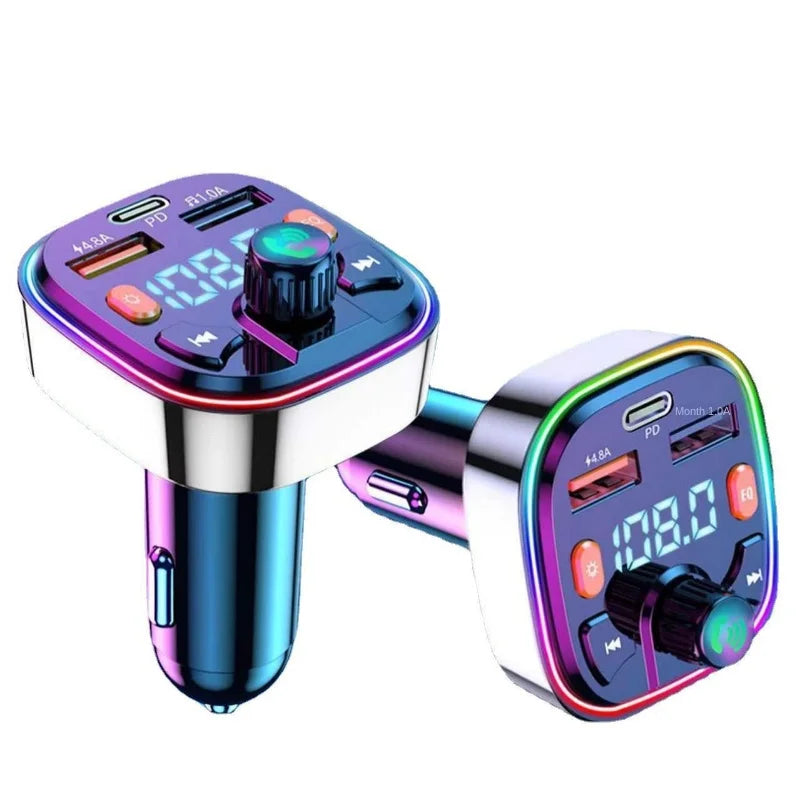 Wholesale Q5 Car MP3 Player: USB Bluetooth Hands-free FM Transmitter, Multi-function PD Fast Charging, Car MP3