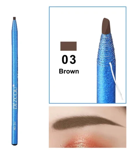 Eyebrow Pencil Waterproof Microblading Eyebrow Pen Stencil Tint Tattoo Eyebrows Makeup Sweat-proof Holding makeup  Brow Pencil