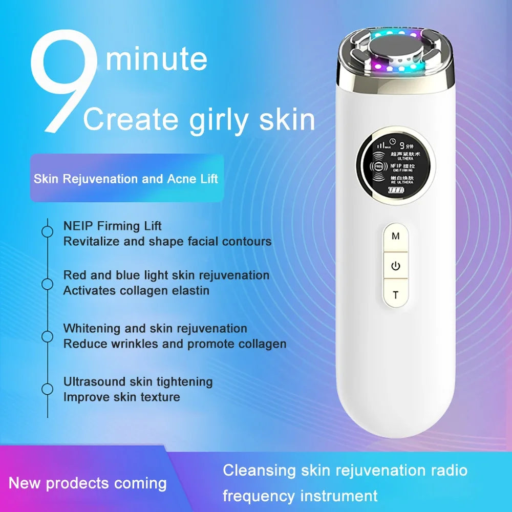 RF Lifting Facial Massagers for Skin Care Radiofrequency EMS ultrasonic Wrinkle Remover Lift Skincare Face Massage Beauty Tool