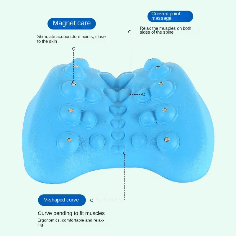 New 1pc EVA Lumbar Support Pillow for Lower Back Muscle Relax Lower Back Stretcher Massager for Chronic Lumbar Herniated Disc