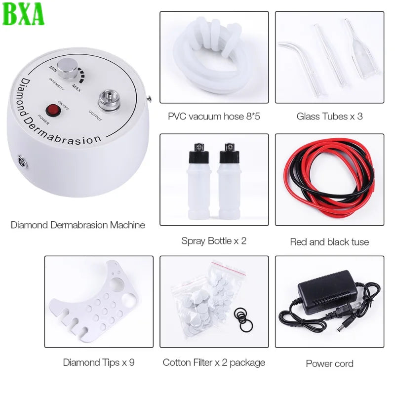 New 3 in1 Diamond Microdermabrasion Dermabrasion Machine Water Spray Exfoliation Beauty Machine Wrinkle Face Peeling Machine