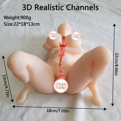 3D Figurines Reaistic Women Full Body Sex Doll Lifelike Vagina Pussy Male Masturbator Cup Sexy Breasts Big Ass Sex Toys for Men