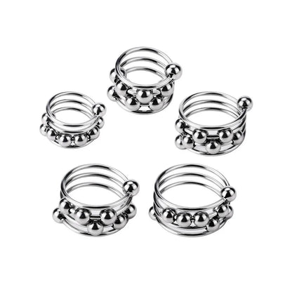 1PCS Metal Penis Loop Rings Cock Rings Sex Toys for Men Male Time Delay Premature Ejaculation Cock Ring for Couples