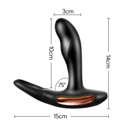 Soft Silicone Rechargeable Male Prostate Massager Wireless Remote Vibrator Anal Butt Plug Anal Sex Toys for Men Women