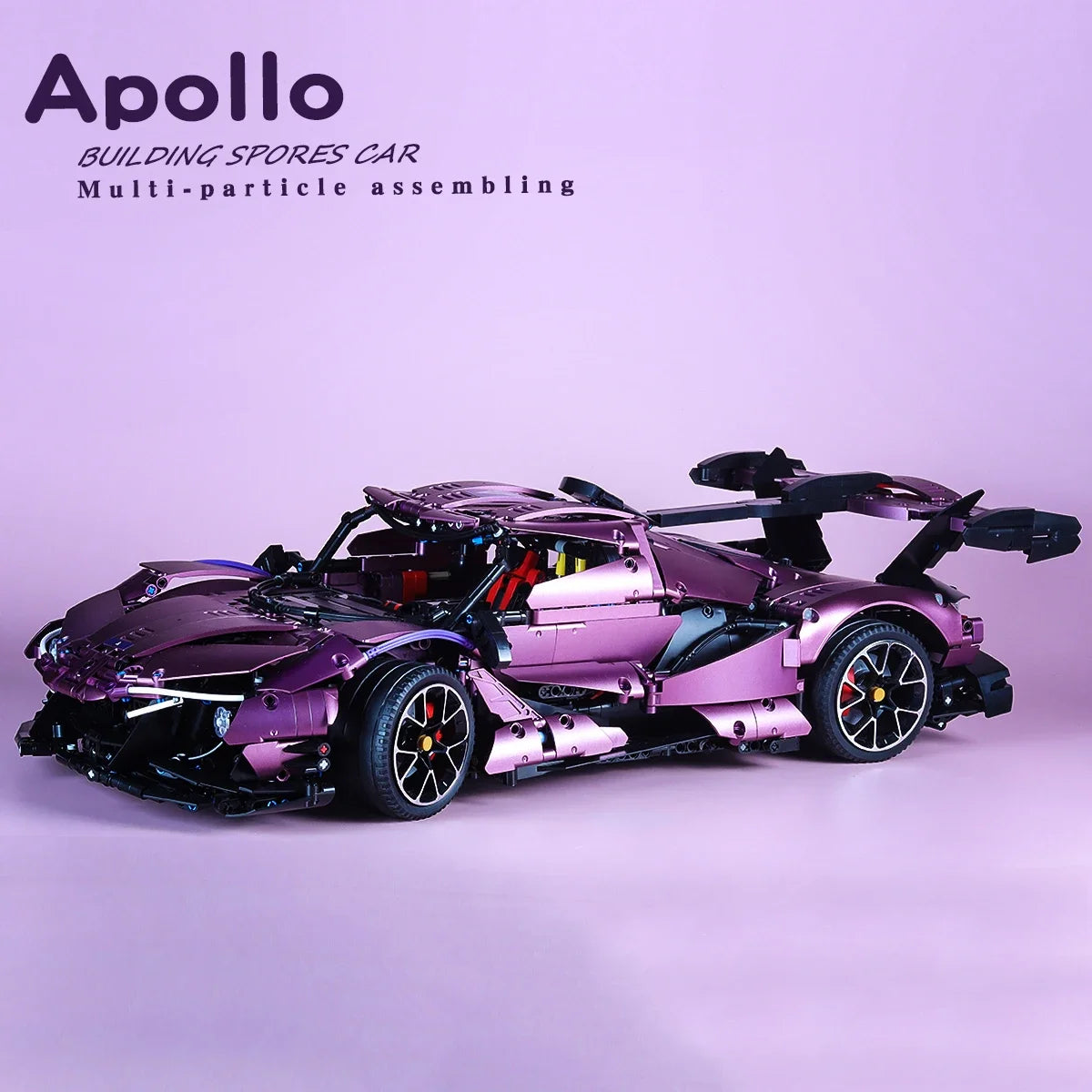 3668PCS 1:8 MOC High-Tech Gumpert Apollo IE Sport Car Building Blocks Speed Racing Vehicle Bricks Kits Toy Gifts for Friend Kids