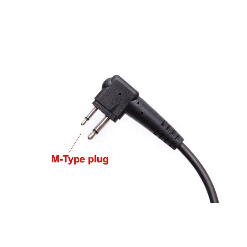 2 Pin M Type KMC-17 PTT Mic Microphone Speaker KMC17 For Motorola GP68 GP88 GP88S GP300 GP350 GP3188 GP3688 CP040 CP140 Radio