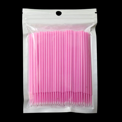 100pcs Individual Applicators Eyelash Mascara Wands Disposable Makeup Brushes Micro brushes Eyelash Extension Make up