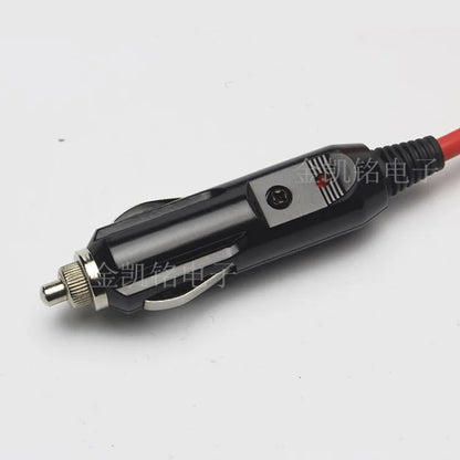 Thick Copper High-Power Car Cigarette Lighter Extension Cable - 12V24V - Red - 3.6m Length - Packaging Included