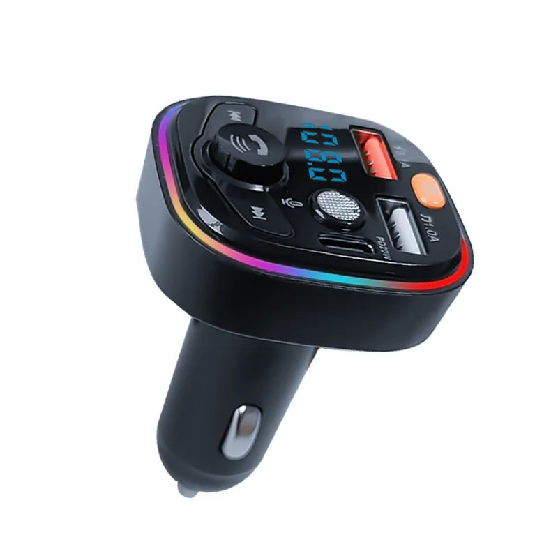 Wholesale Q6 Car MP3 Player U Disk Bluetooth Hands-free FM Transmitter Multi-function PD Fast Charge Car MP3