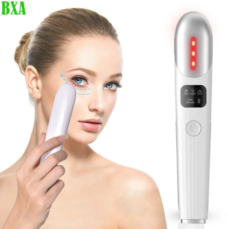 NEW Eye Vibration Massager EMS Eye Massager Red Light Therapy Rejuvenation Anti Wrinkle Beauty Anti Aging Dark Circle Reduce