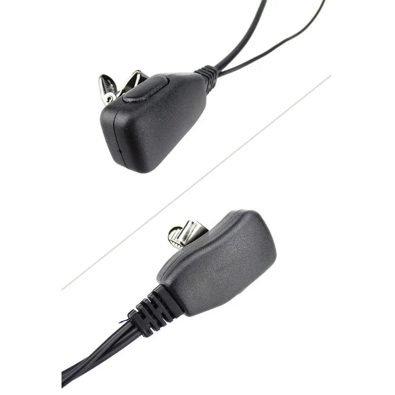 10pcs 2-pin Ear hook PTT Mic Microphone Headset For Motorola EP450 EP350 CP040 GP300 GP88S GP2000 CP140 CP160 HYT TC-600 Radio